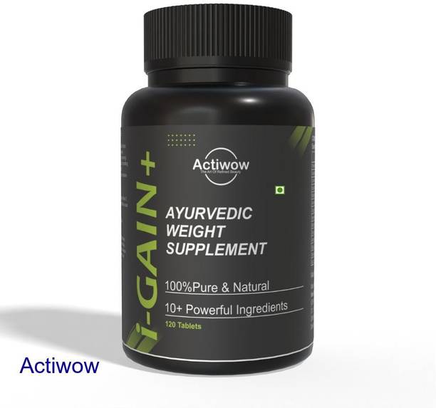 ACTIWOW i-Gain+ I Herbal Weight Gainer I Supports Healthy Muscle & Mass Growth Weight Gainers/Mass Gainers