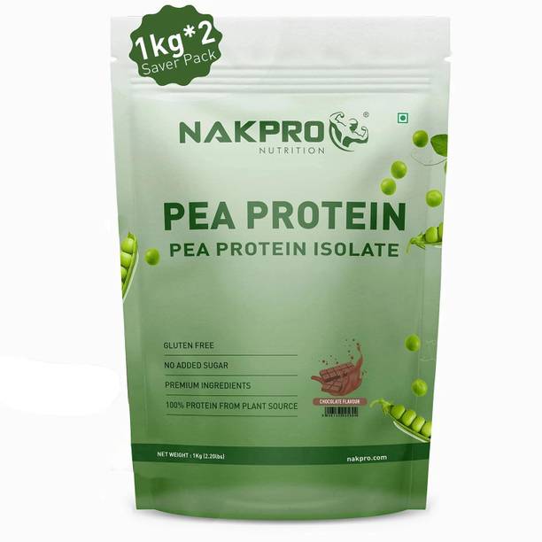 Nakpro 100% Pea Protein Isolate, 26g Protein, Natural Vegan Plant Protein Powder Plant-Based Protein