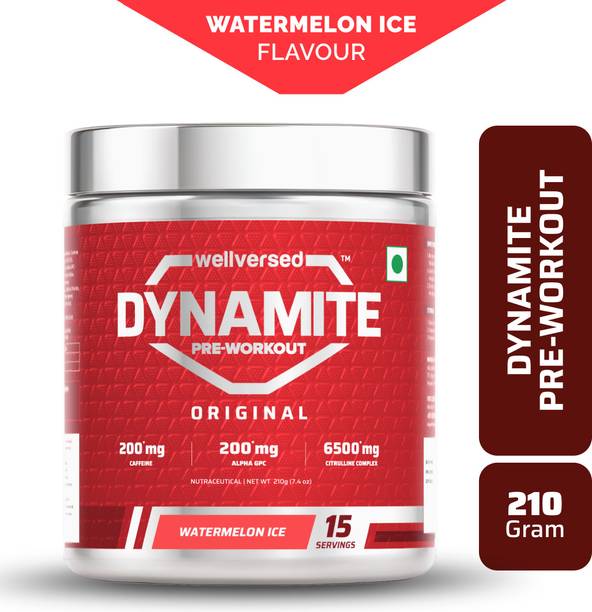 Wellversed Dynamite Pre-Workout (15 servings) | Unleash Explosive Energy Pre Workout