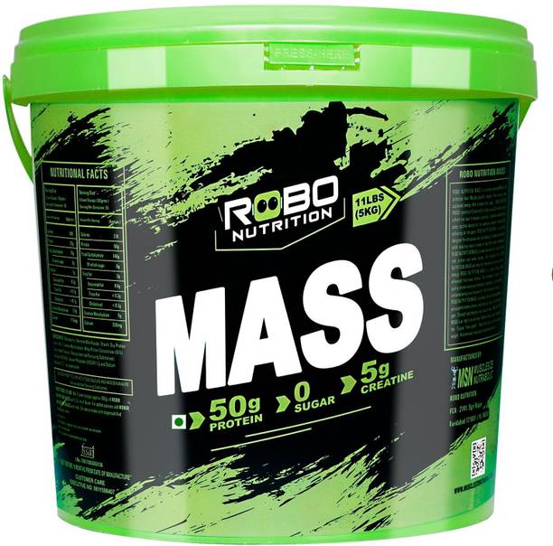 MUSCLE SIZE MUSCLE MASS GAINER HIGH PROTEIN POWDER (11lbs) Weight Gainers/Mass Gainers