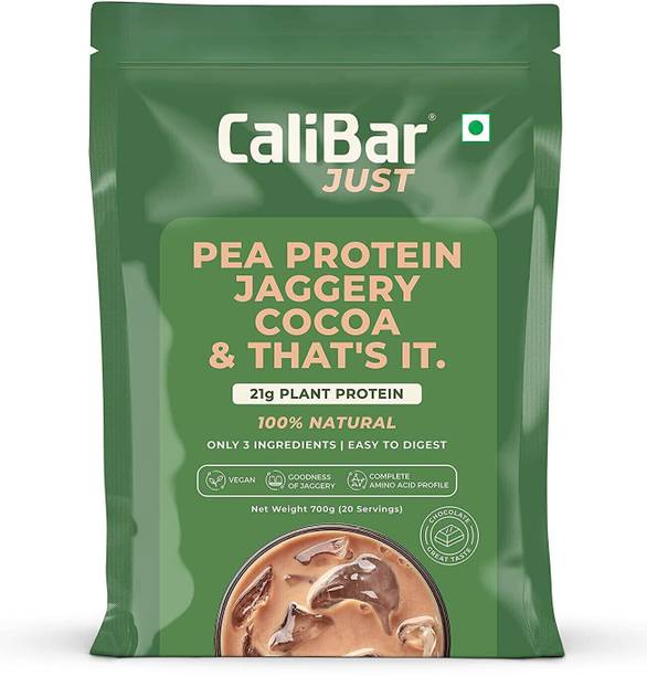 CaliBar Just Chocolate Plant Based Pea Protein All Natural | Organic | Great Taste | Plant-Based Protein