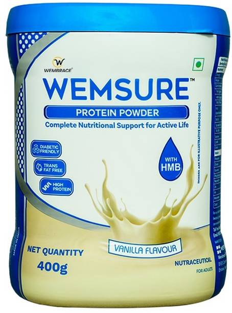 WEMSURE High Protein with HMB - Diabetic Friendly, Trans Fat Free - Whey Protein