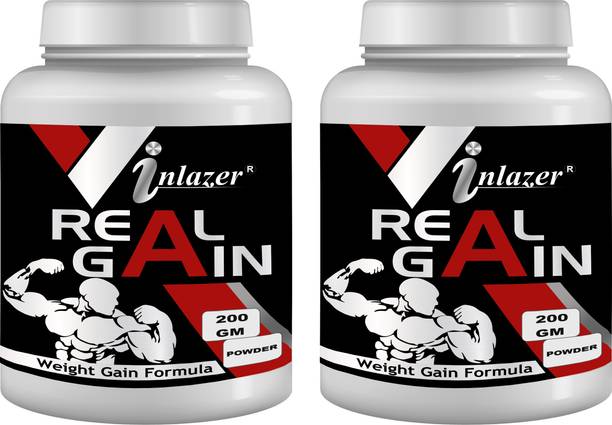 inlazer Real Gain Weight Gain Powder/ Protein Supplement Powder Weight/Mass Gainer Weight Gainers/Mass Gainers