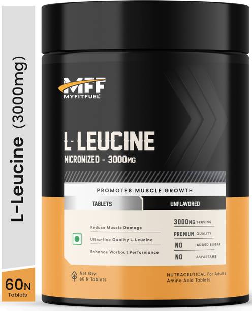 MyFitFuel L-Leucine (3000mg) 60 Capsule EAA (Essential Amino Acids) EAA (Essential Amino Acids)