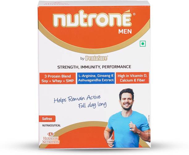Nutrone Men Protein Powder by with 3P Protein Blend - Saffron-300gm Protein Shake