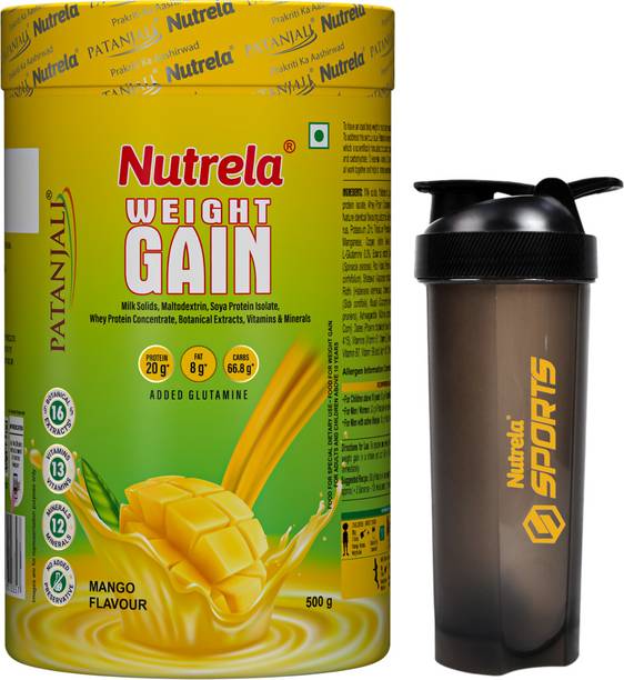 NUTRELA Weight Gainer | High-Calorie Mass Gainer with Vitamins with Shaker Weight Gainers/Mass Gainers