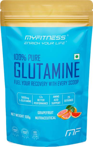 MYFITNESS 100% Pure Glutamine Powder | Amino Acid | Post Workout | 25 Servings | Glutamine