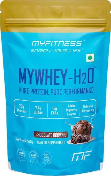 MYFITNESS Mywhey H2O Chocolate Brownie | 26g Protein Per Serving Whey Protein