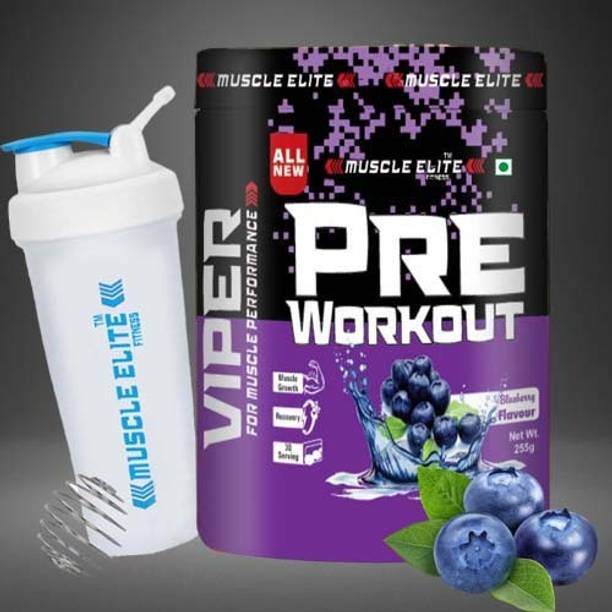 MUSCLE ELITE FITNESS Pre Workout Boost Your Energy Muscle Performance Supplement X1 BCAA