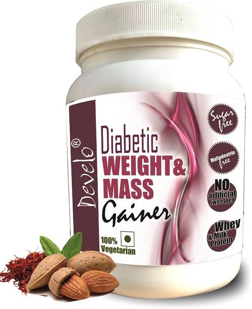 DEVELO Diabetic Protein Sugar Free Powder for Diabetes Care Weight Gainers/Mass Gainers