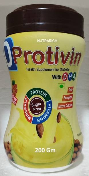 NUTRARICH Dprotivin Sugar Free Protein Powder Diabetic Nutrition Health Supplement Protein Blends