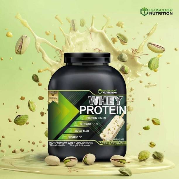 iso scoop nutrition Protein with Digestive Enzymes, Vitamin & Minerals Whey Protein