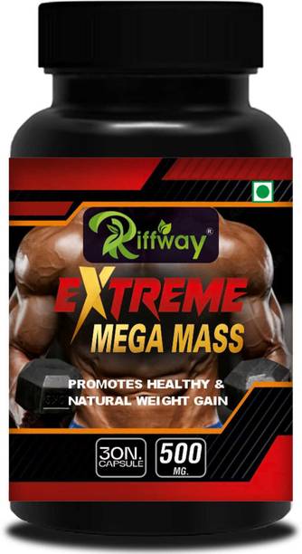 Riffway Extreme Weight Gain Capsule Muscle Gainer Product / Mass Protein Formula Weight Gainers/Mass Gainers