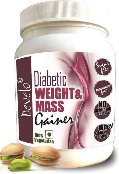 DEVELO Weight & Mass Gainer for Diabetics, Sugar Free Supplement for Diabetes Care Weight Gainers/Mass Gainers
