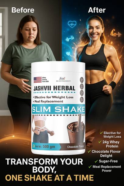 jashvii herbal Slim Shake Formula 1 with Natural Herbs for weight control & Management Protein Shake