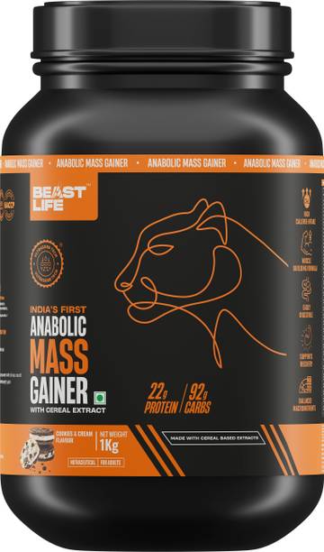 BeastLife High Rich Protein Gainer - No Maltodextrin Weight Gainers/Mass Gainers