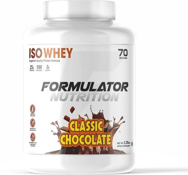 THE FORMULATOR ISO Whey | 25g Protein | Zero Trans Fat | Glutamine | Dietary Enzymes Whey Protein
