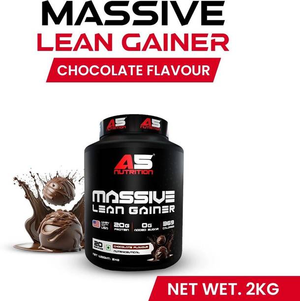 A5 NUTRITION Massive Lean Gainer, 20 Servings, Chocolate Flavour, Post Workout Gainer, Weight Gainers/Mass Gainers