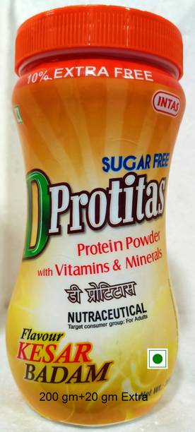 INTAS D PROTITAS SUGAR FREE PROTEIN POWDER WITH VITAMINS & MINERALS Whey Protein