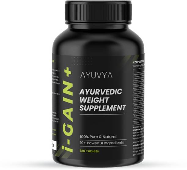 AYUVYA i-Gain+ I New and improved formula I The Ultimate Weight Gainer I 100% Ayurvedic