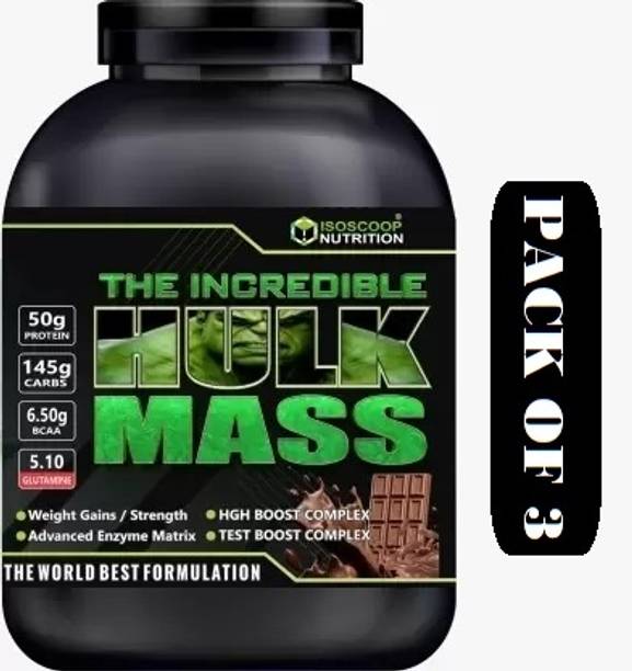 iso scoop nutrition HULK MASS Weight Gainers/Mass Gainers