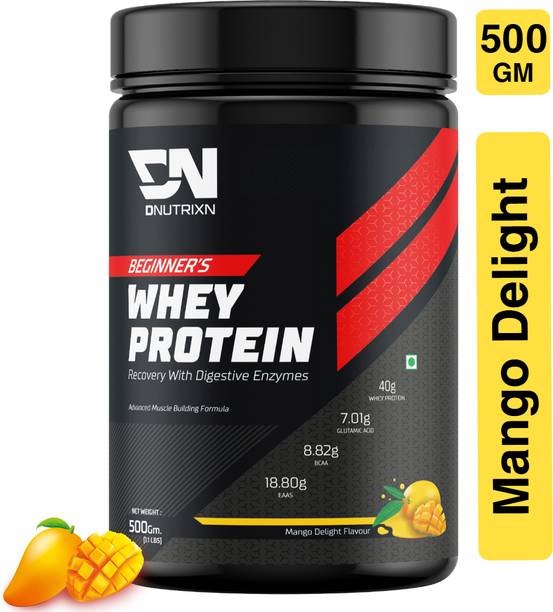 DNUTRIXN Beginner's High Whey Protein with Digestive Enzyme, Multivitamin Whey Protein