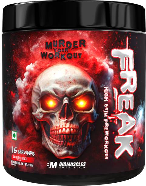 BIGMUSCLES NUTRITION Freak Pre-workout 30 Servings BCAA