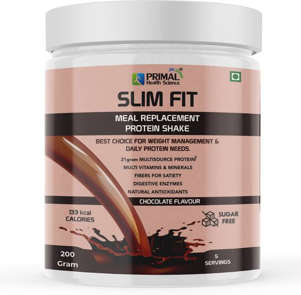 PRIMAL HEALTH SCIENCE Slim Fit Protein Shake for Weight Loss | Healthy Meal Replacement Sugar Free Protein Shake