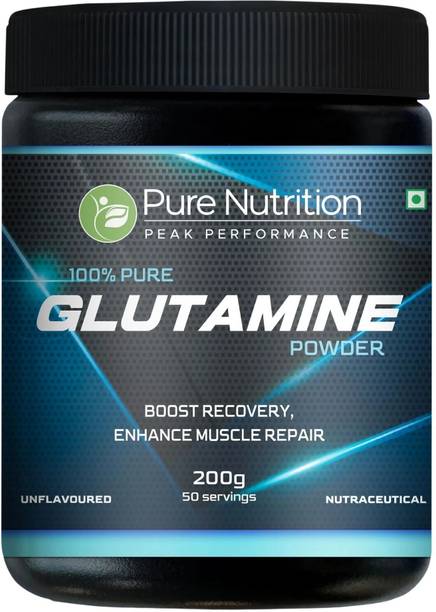 Pure Nutrition Glutamine Powder Post Workout Supplement Amino Acid for Muscle Growth & Recovery EAA (Essential Amino Acids)