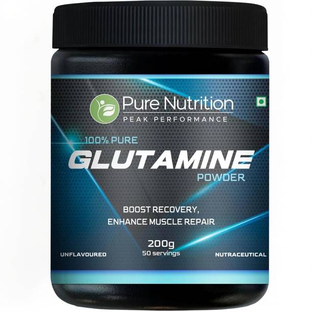Pure Nutrition Glutamine Powder Post Workout Supplement Amino Acid for Muscle Growth & Recovery EAA (Essential Amino Acids)