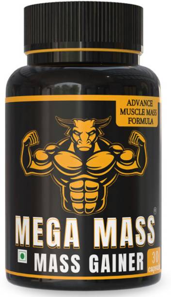 The Gromming guru Mega Mass - Weight Gainer Capsule for Fast Weight & Mass Gain for Men & Women | Weight Gainers/Mass Gainers