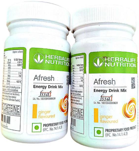 Herbalife Nutrition AFRESH ENERGY DRINK MIX-GINGER (PKE OF 2) Protein Shake