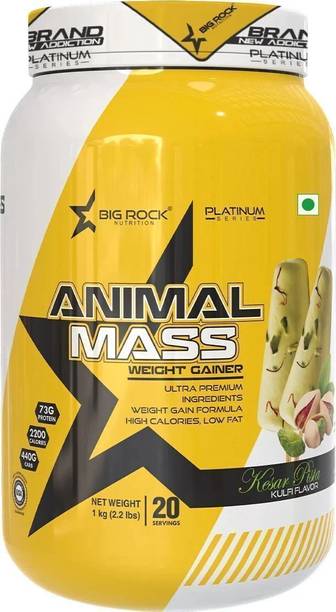 BIG ROCK NUTRITION Animal Mass Weight Gainer Powder for Men and Women Weight Gainers/Mass Gainers