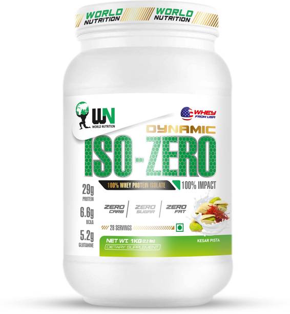 WN WORLD NUTRITION Dynamic ISO-Zero 100% Whey Protein Isolate Whey Protein