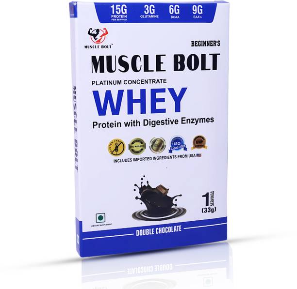 MUSCLEBOLT Platinum Whey Protein Light & Clean, Easy to...
