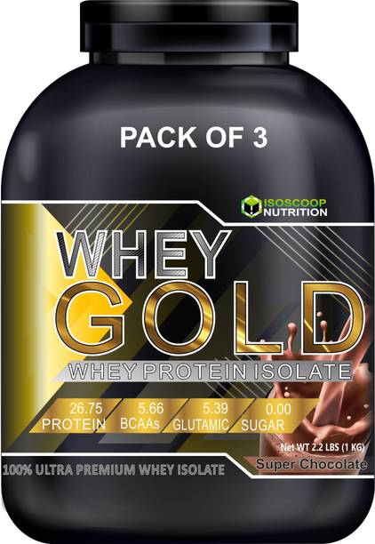 iso scoop nutrition Gold protein powder for Gym, muscles building, immunity booster, Whey Protein