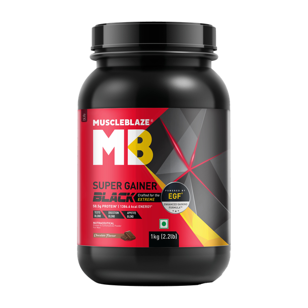 MUSCLEBLAZE Super Black Weight Gainers/Mass Gainers