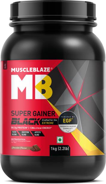 MUSCLEBLAZE Super Black with EGF™, for Muscle Weight Gainers/Mass Gainers