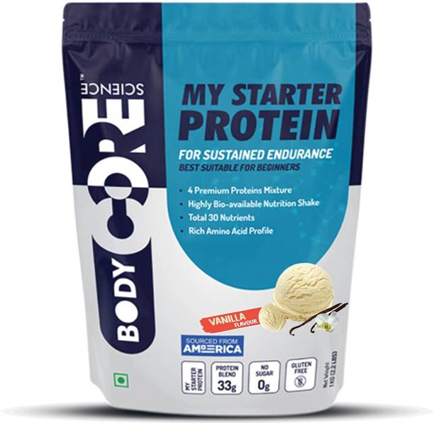 Body Core Science My Starter Protein-1 Kg(Vanilla) Whey Protein
