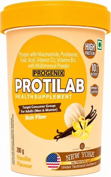 Progenix PROTILAB PROTEIN POWDER WITH HIGH QUALITY PROTEIN FOR STAMINA,MUSCLE GAIN,BODY Protein Blends