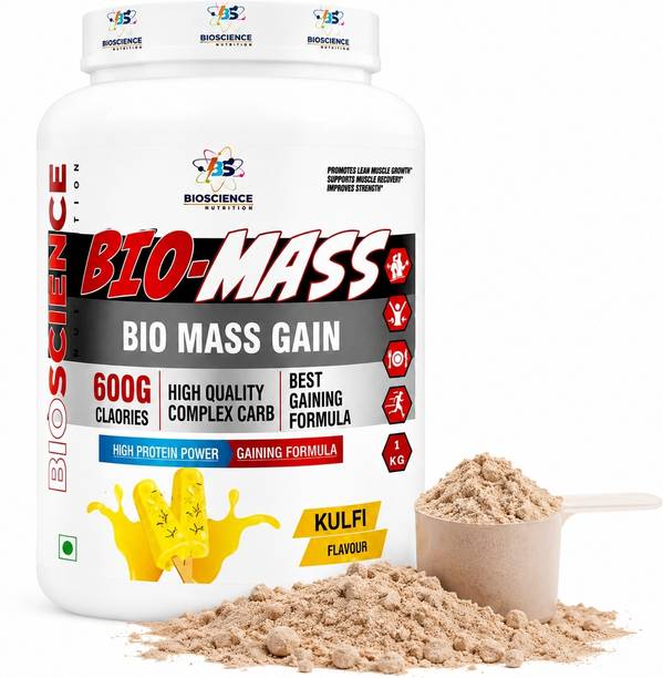 Bioscience Nutrition Bio Mass Gainer With High Carbs and Protein Heavy Weight Gain Formula Weight Gainers/Mass Gainers