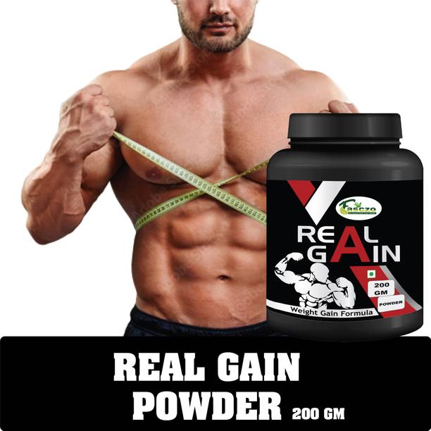 Fasczo Real Weight Gain Powder | Body Building Gym Supplement, Whey Protein Powder Weight Gainers/Mass Gainers