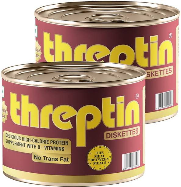 Threptin Chocolate Protein Supplement Biscuits, Pack of 2 Protein Cookie