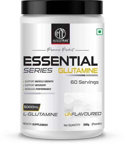 Muscle Trail Essentials series L-GLUTAMINE 60 Servings, 5000 mg Glutamine