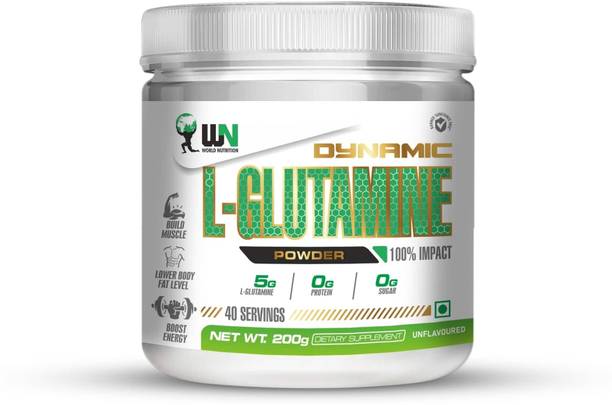 WN WORLD NUTRITION Dynamic L-Glutamine Powder Glutamine