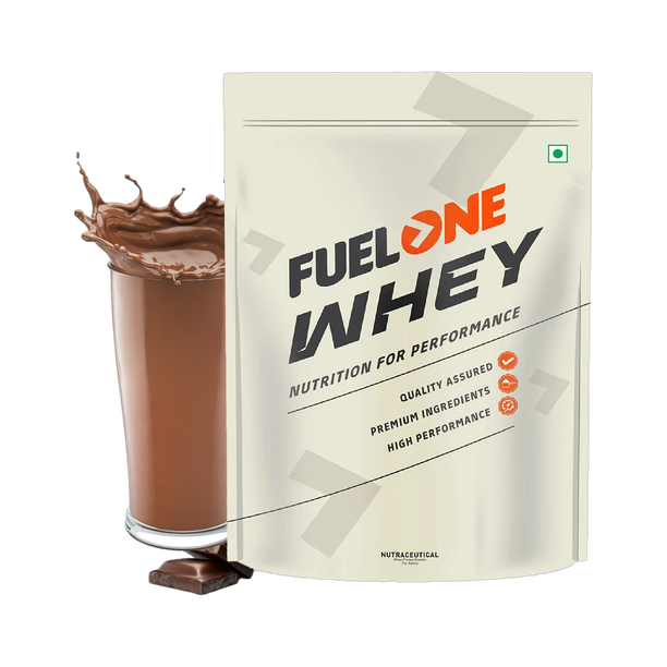 FUELONE Whey Protein, 24 g Protein, 5.08 g BCAA & 3.60 g Glutamic Acid Whey Protein