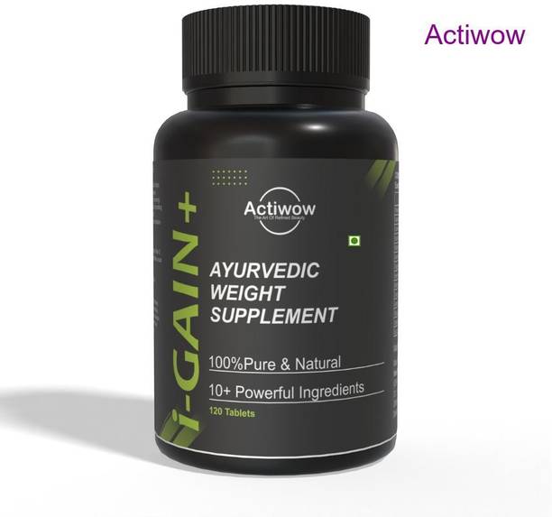 ACTIWOW i-Gain+ I Organic Mass Gainer I Fast Weight Gain & Muscle Growth Weight Gainers/Mass Gainers