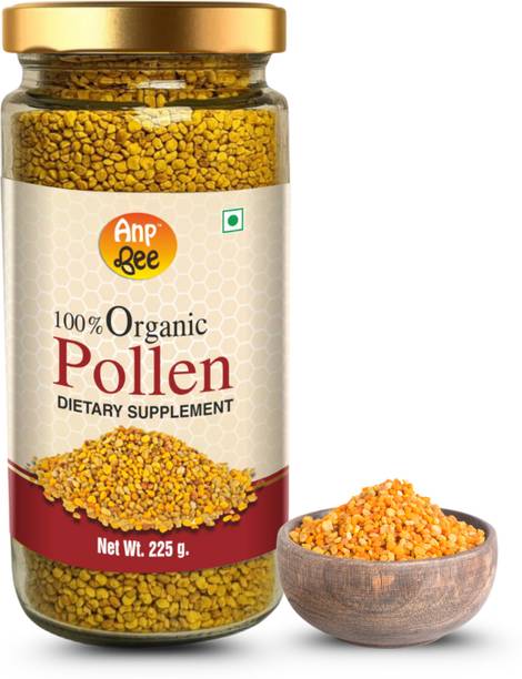 ANP BEE 100% Pure Natural Organic Bee Pollen I Certified Organic I Dietary Supplement Plant-Based Protein