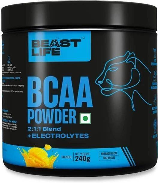 BeastLife High recovery BCAA | 5g BCAA in 2:1:1 Ratio | Muscle Recovery & Endurance BCAA