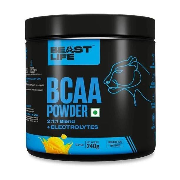 BeastLife High recovery BCAA | 5g BCAA in 2:1:1 Ratio | Muscle Recovery & Endurance BCAA